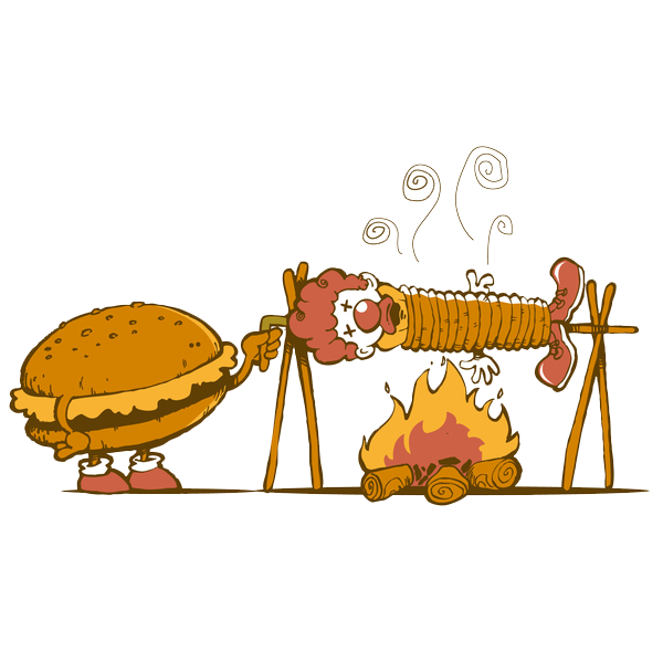 Hamburger french fries fried. Mcdonalds clipart illustration