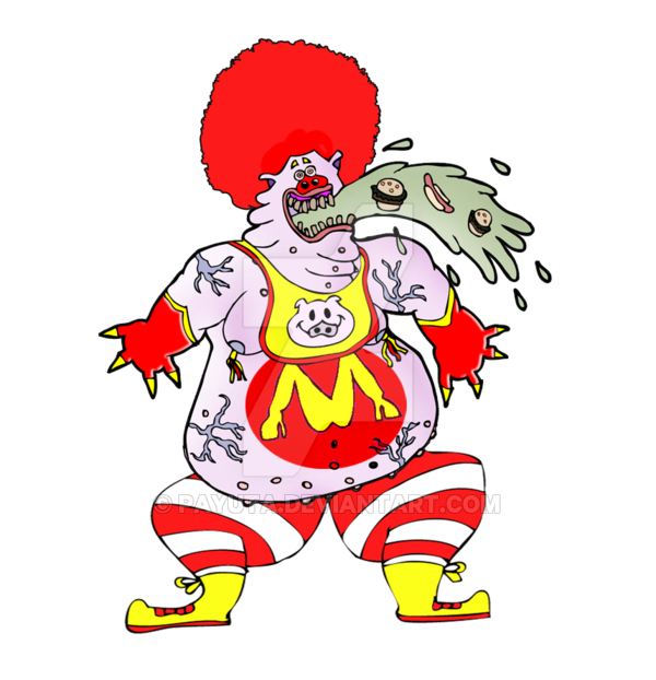 Mcdonald s fat guy. Mcdonalds clipart illustration