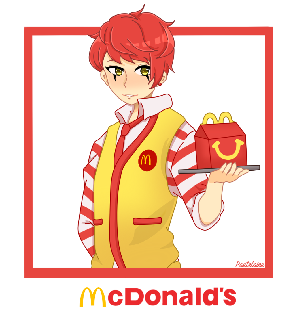 Mcdonalds clipart illustration. The fast food family