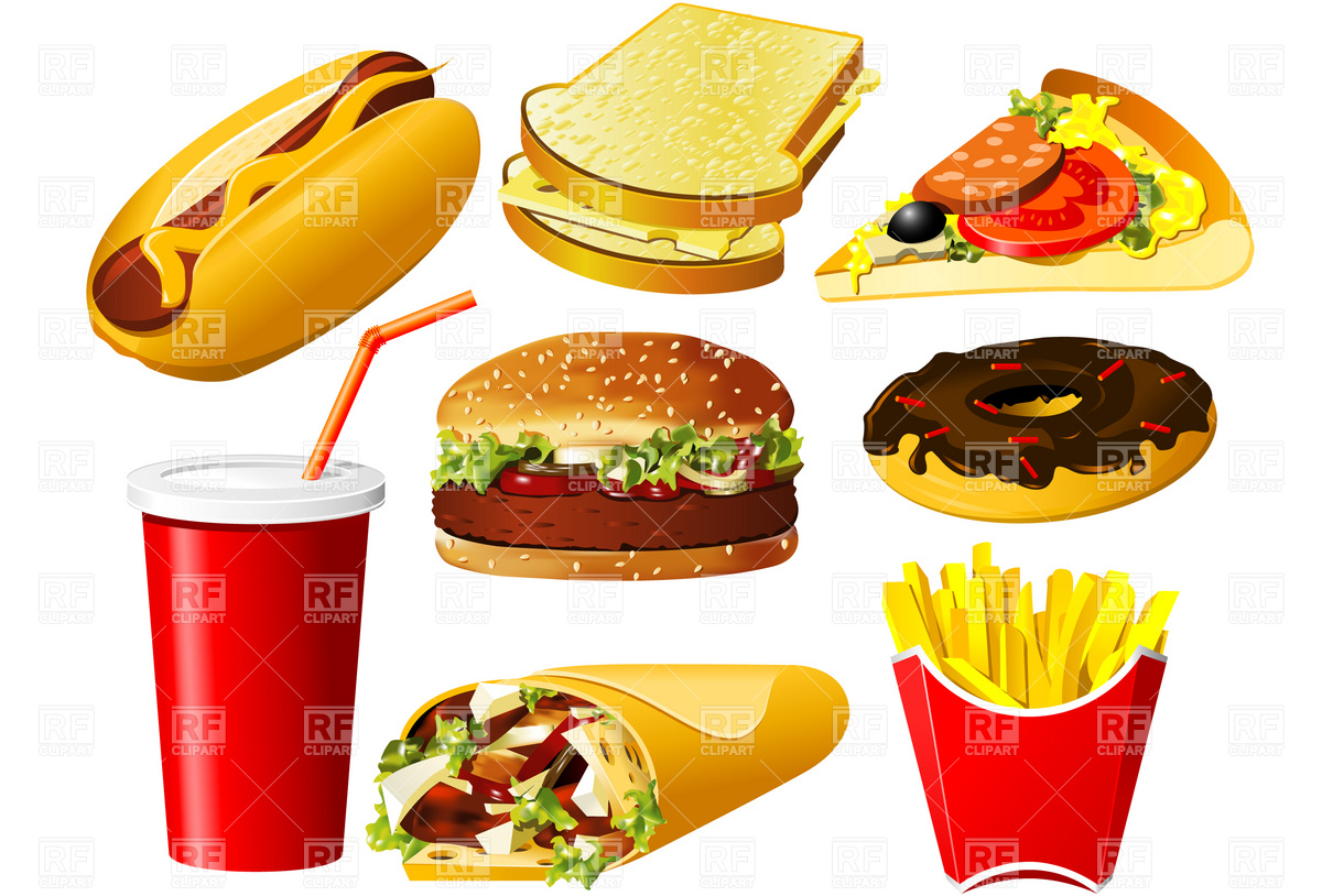 mcdonalds clipart unhealthy food