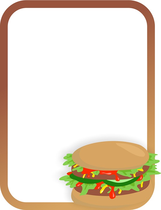meal clipart burger menu