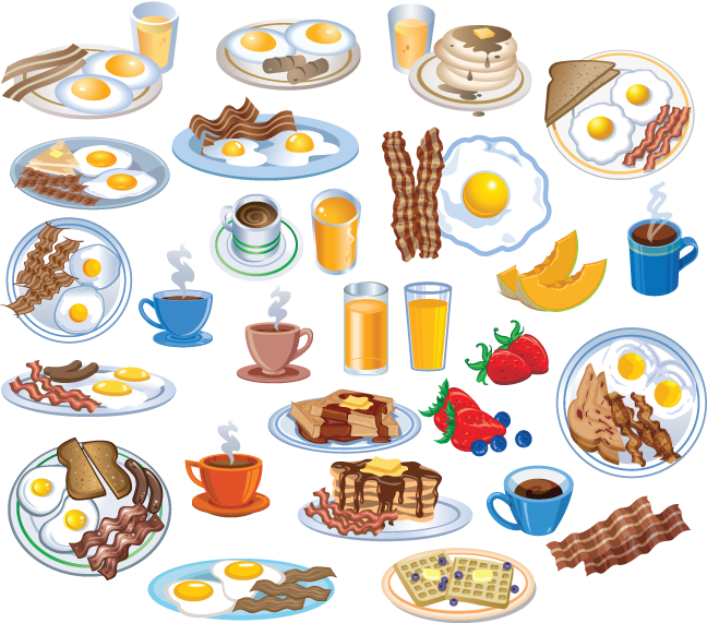 Meal clipart cafe food.  breakfast images vector