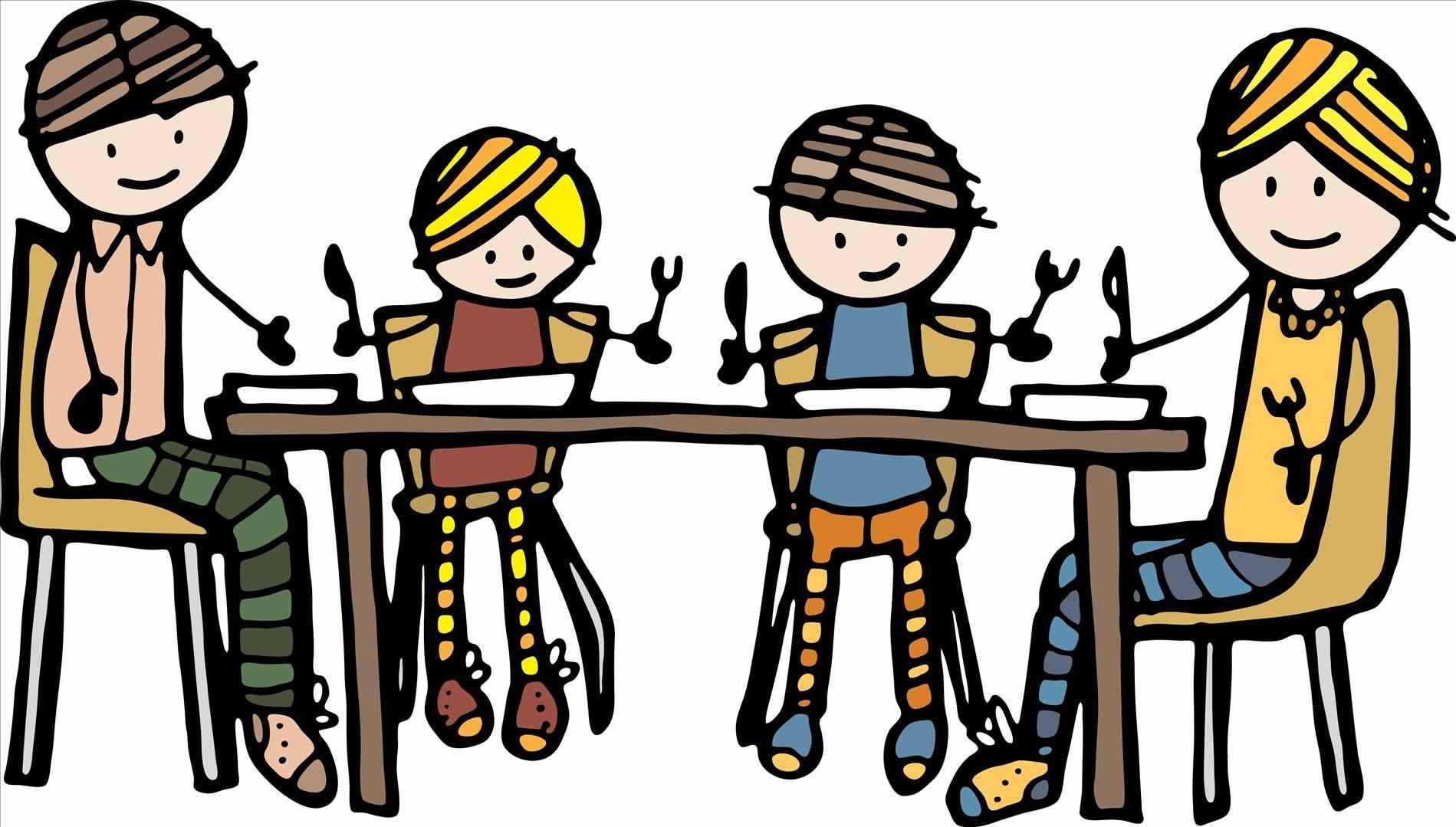 Free download best on. Meal clipart family table
