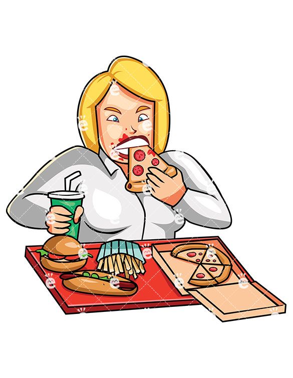 meal clipart fat food