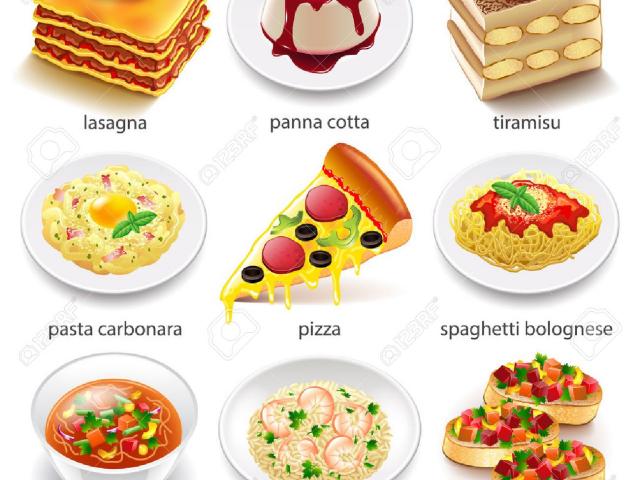 meal clipart food italy