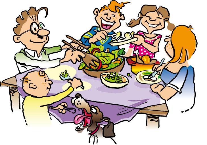meal clipart health family