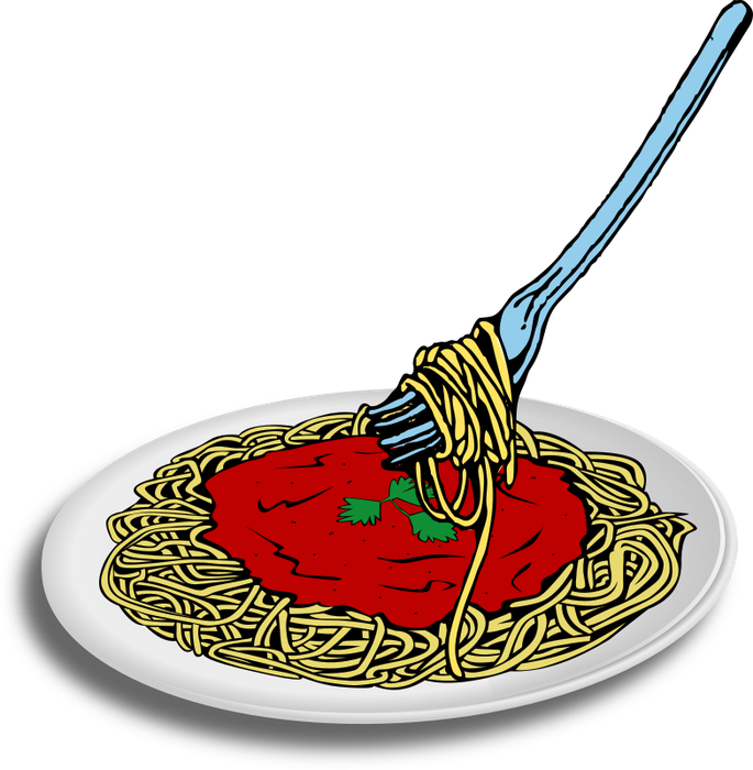 meal clipart spagetti