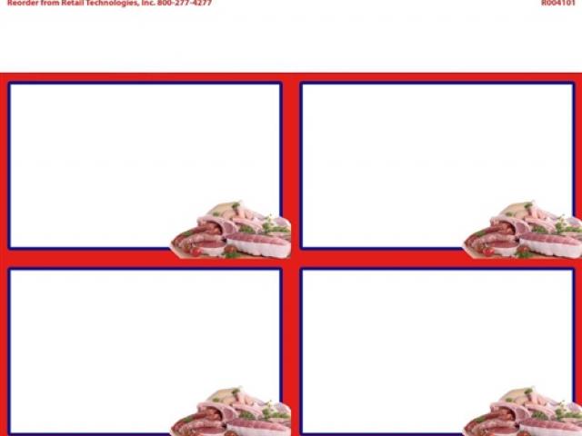 meat clipart border