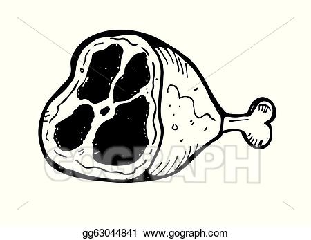 meat clipart drawing