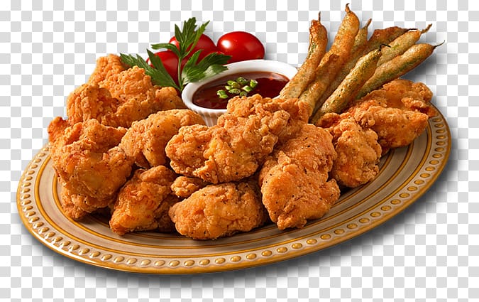 Fried chickens in plate. Meat clipart fry chicken