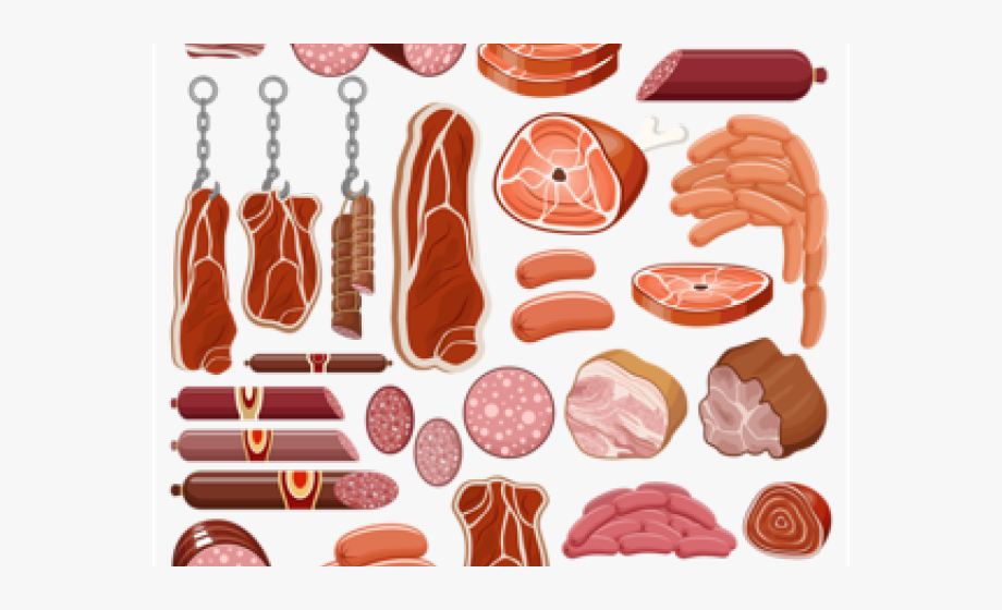 Food charcuterie cliparts . Meat clipart healthy meat