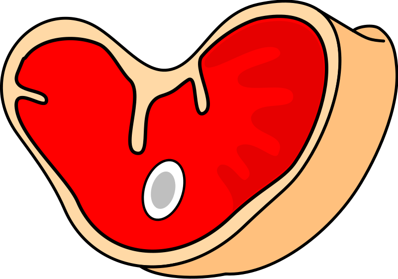 Meat clipart meat eater. Hd free red transparent