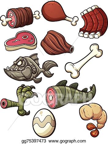 meat clipart simple
