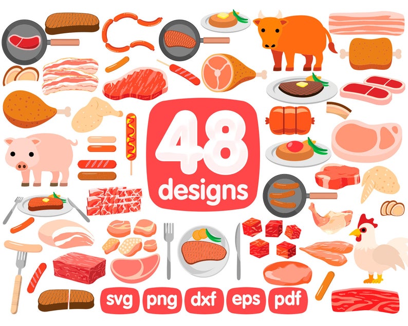 meat clipart svg