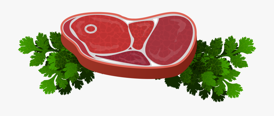 Meat clipart uncooked food. Raw steak clip art