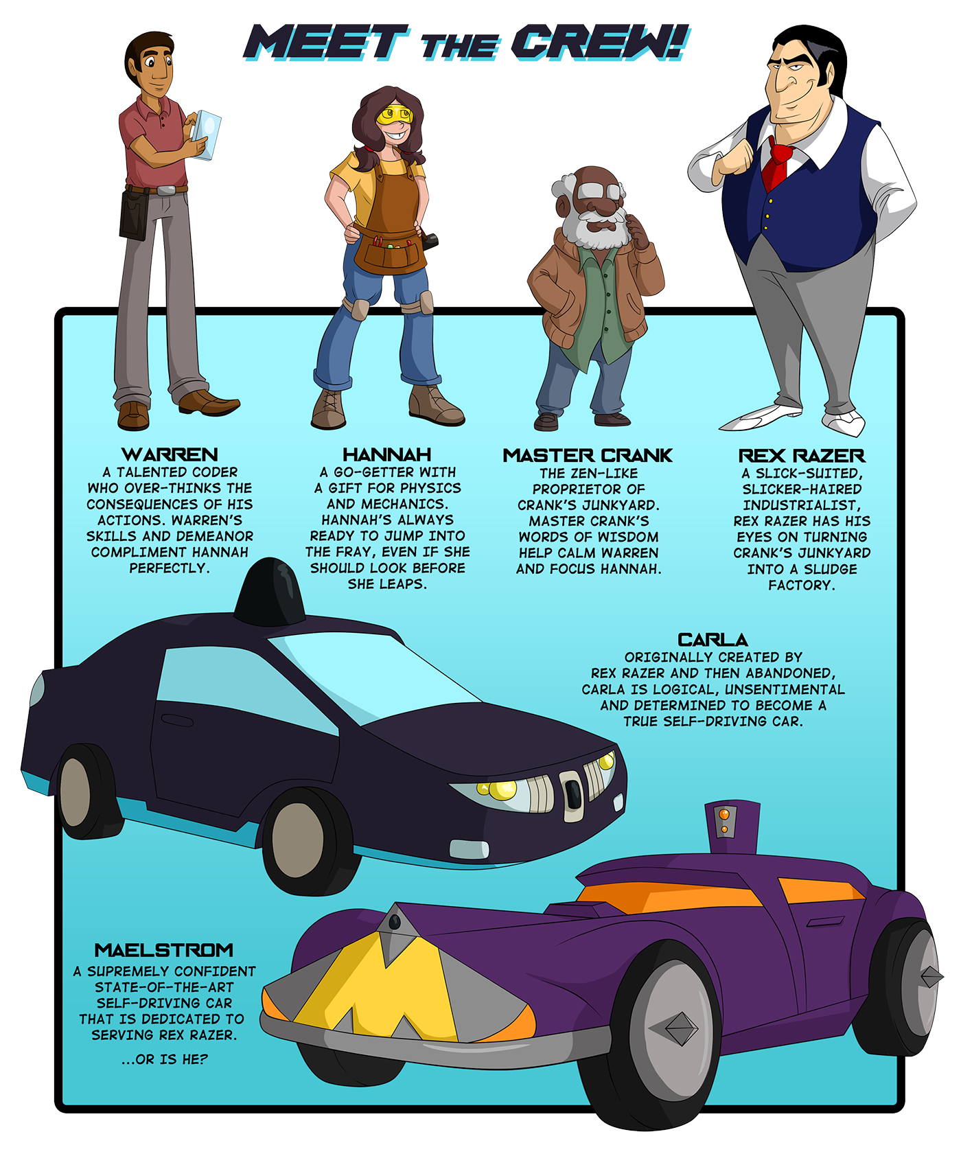 Udacity self driving car. Mechanic clipart crank