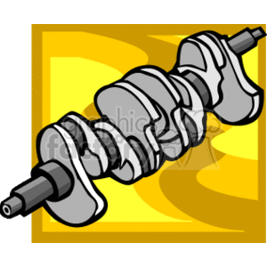 Crankshaft royalty free . Mechanic clipart crank