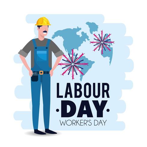 Day image of with. Mechanic clipart labour
