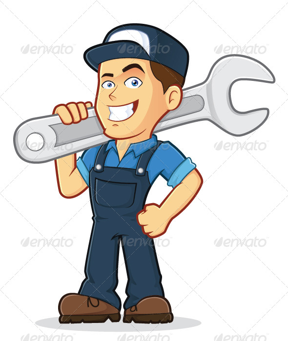 mechanic clipart maintenance guy