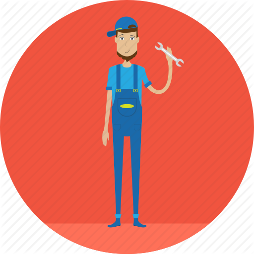 mechanic clipart male character