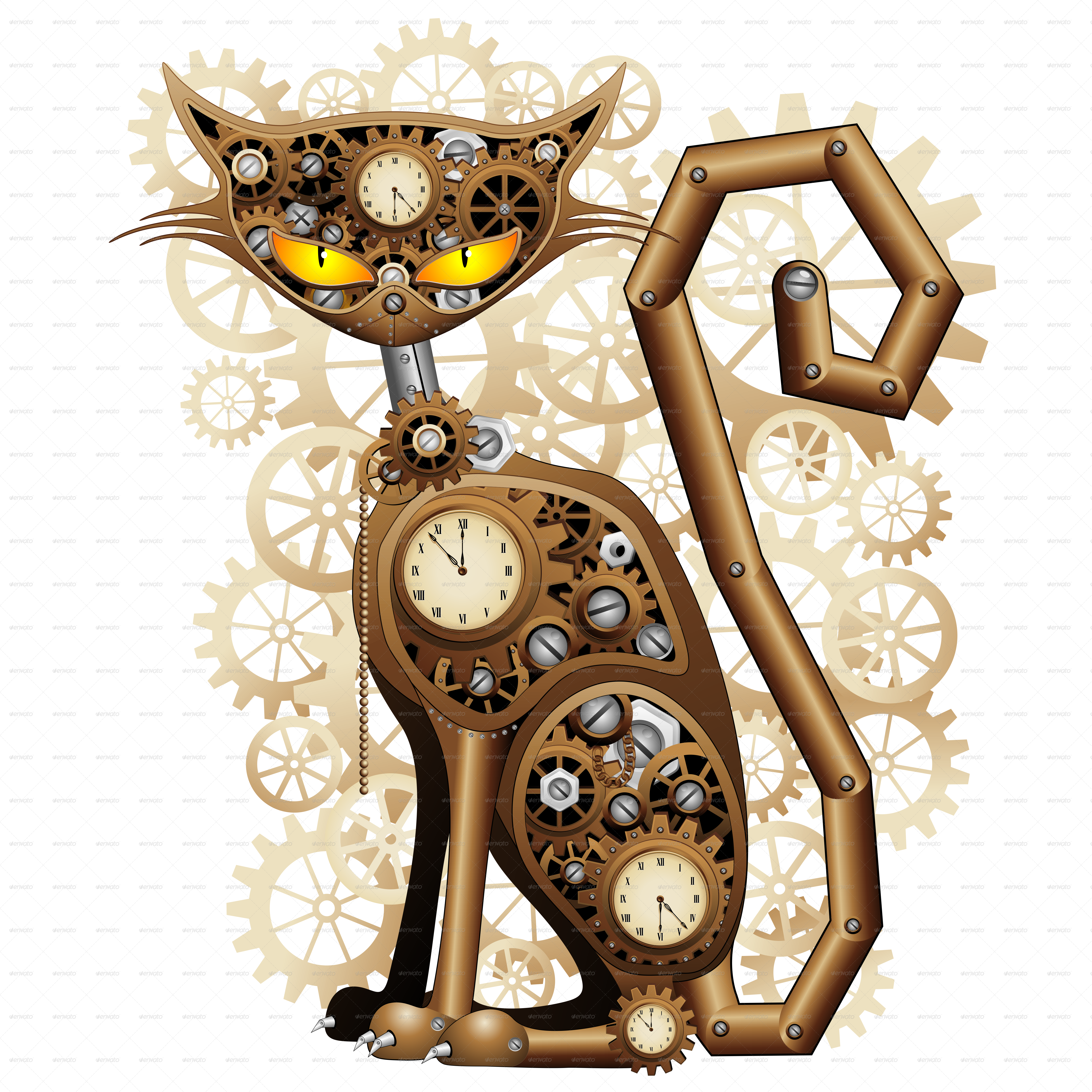 Steampunk Clipart Many Gear Steampunk Many Gear Transparent Free For