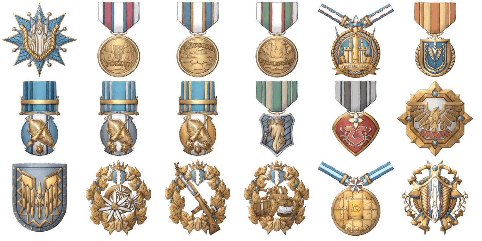 Medal clipart army medal. Image medals png valkyria