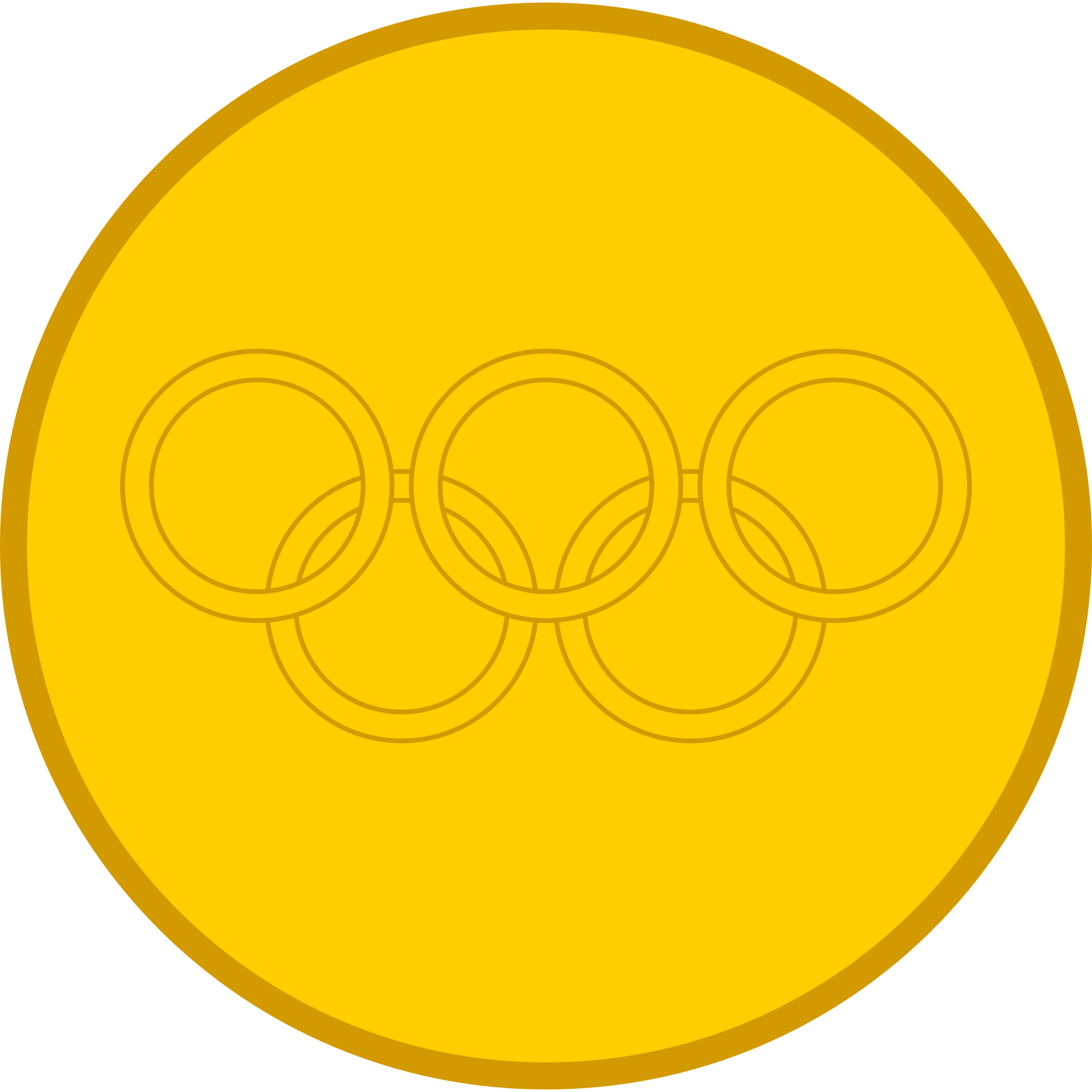 medal clipart gold circle