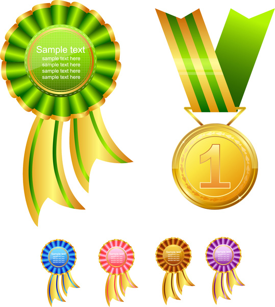 Template free vector in. Medal clipart medal design