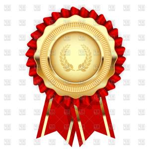 medal clipart number one