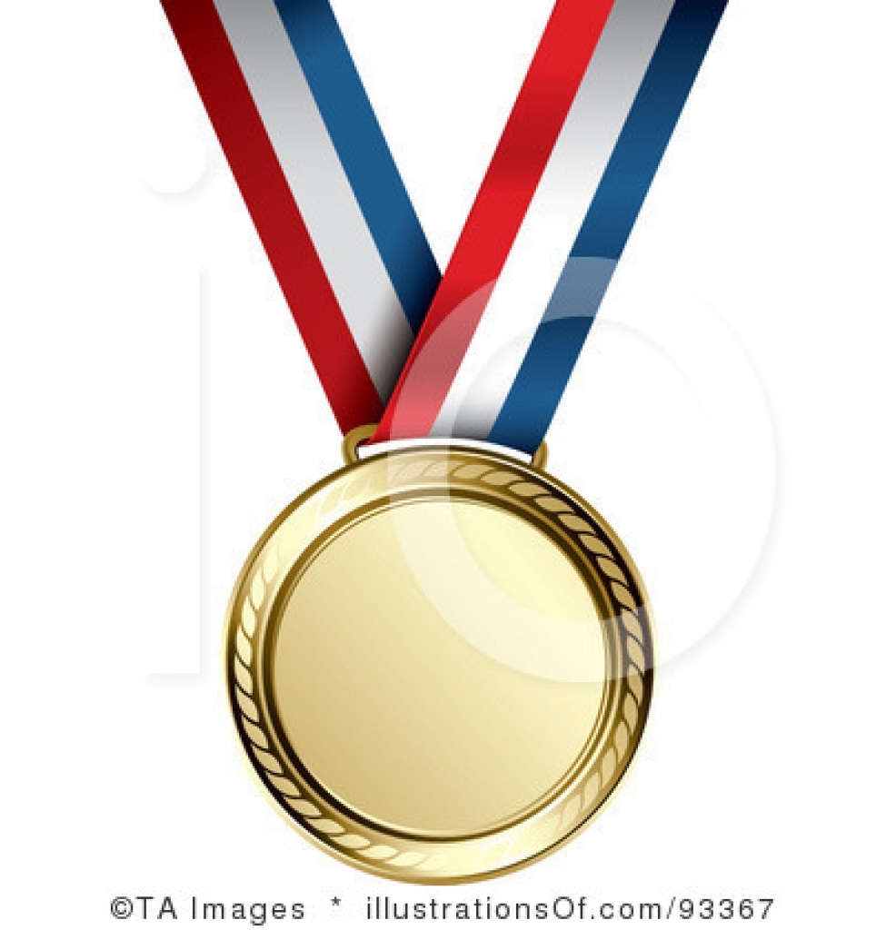 medal clipart plain silver