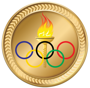 medal clipart reading olympics