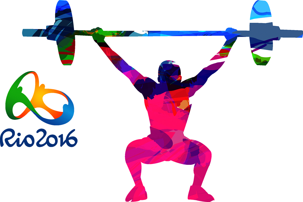 Olympic clipart olympic weightlifting.  summer olympics rio