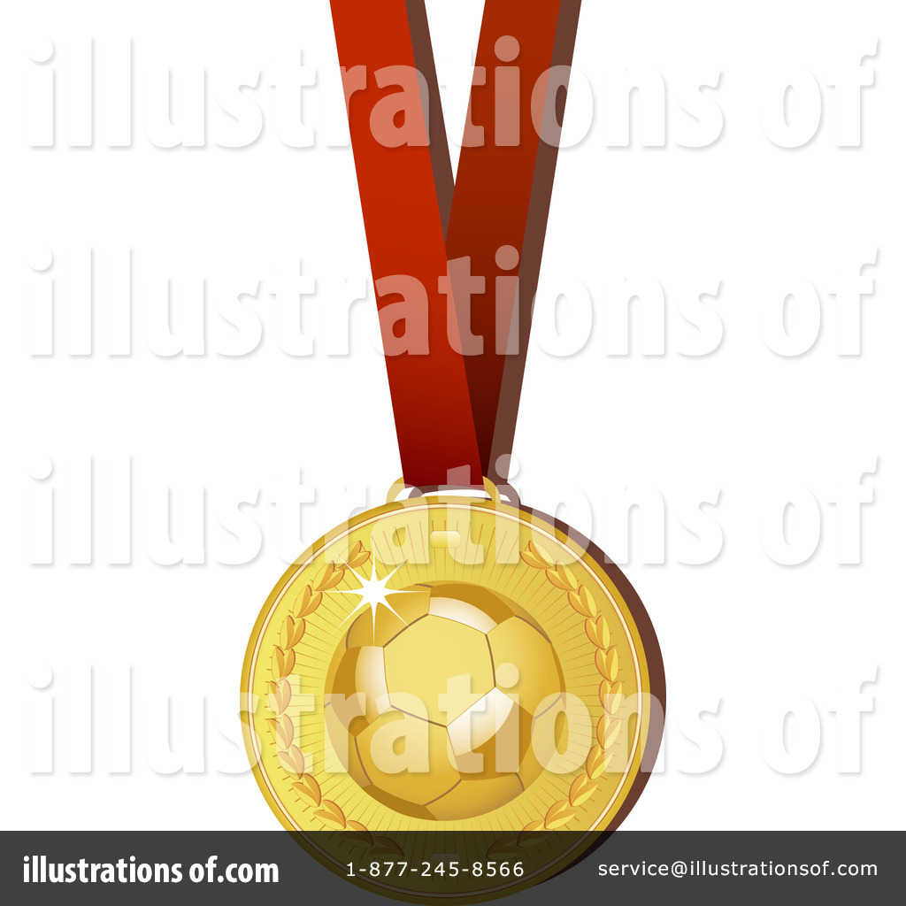 Sports illustration by elaineitalia. Medal clipart sample