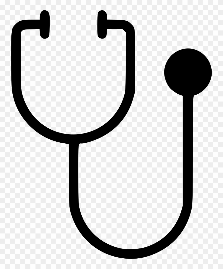 Stethoscope doctor examination comments. Medical clipart medical exam