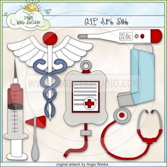 Medical clipart scrapbook. Supplies doctor clip art