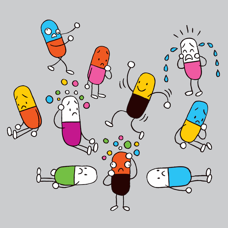 Identifying and treating part. Medication clipart depression treatment