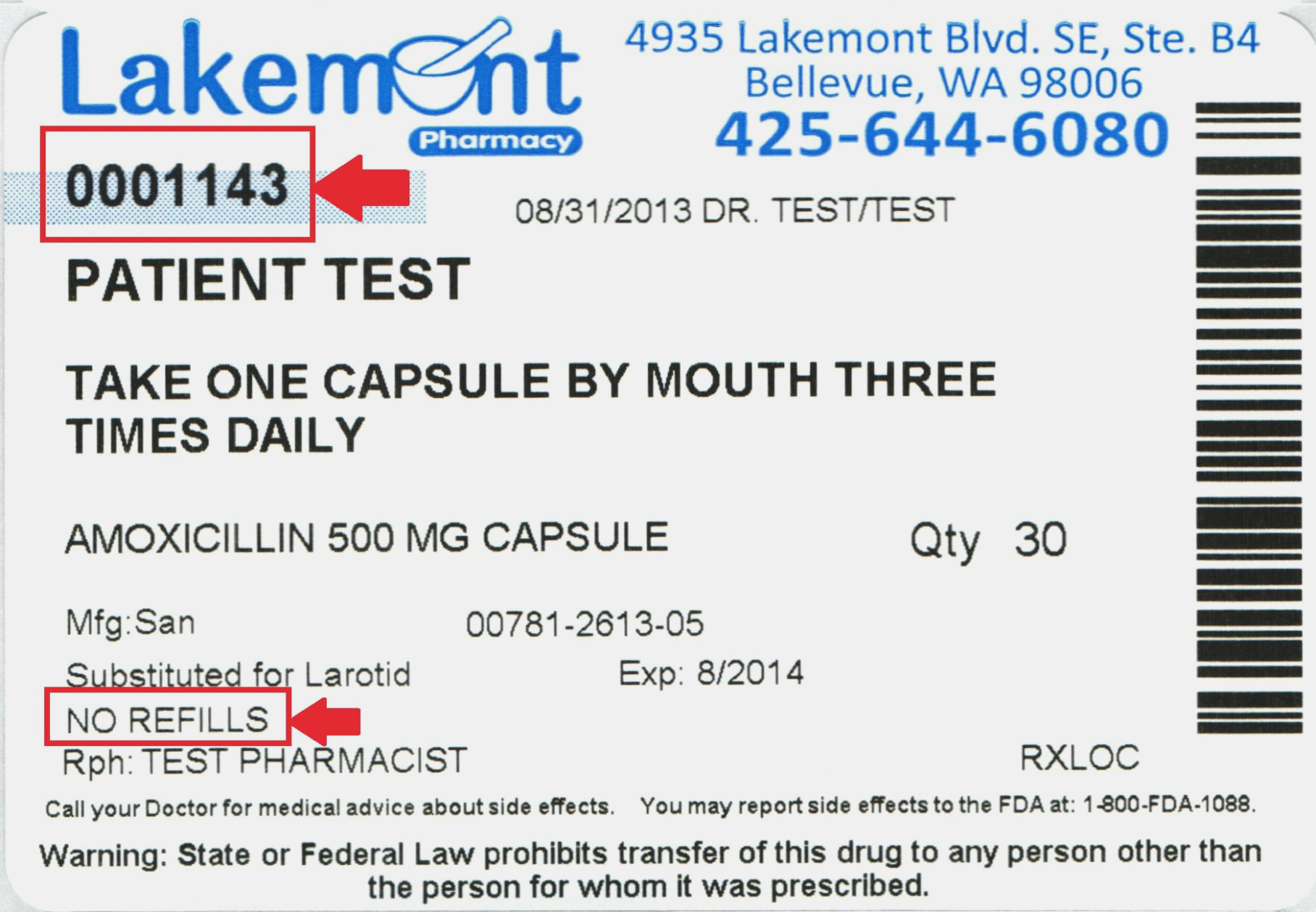 pharmacist clipart medication label