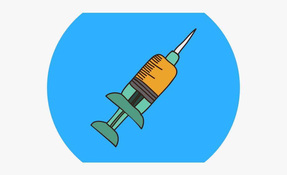 Oral medication transparent cartoon. Shot clipart dental syringe