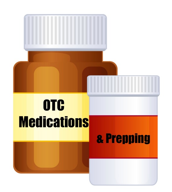 Medication clipart over counter drug. Otc medications for prepping