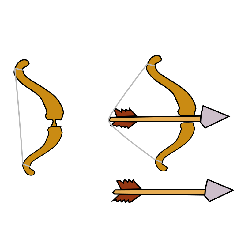 medieval clipart arrow