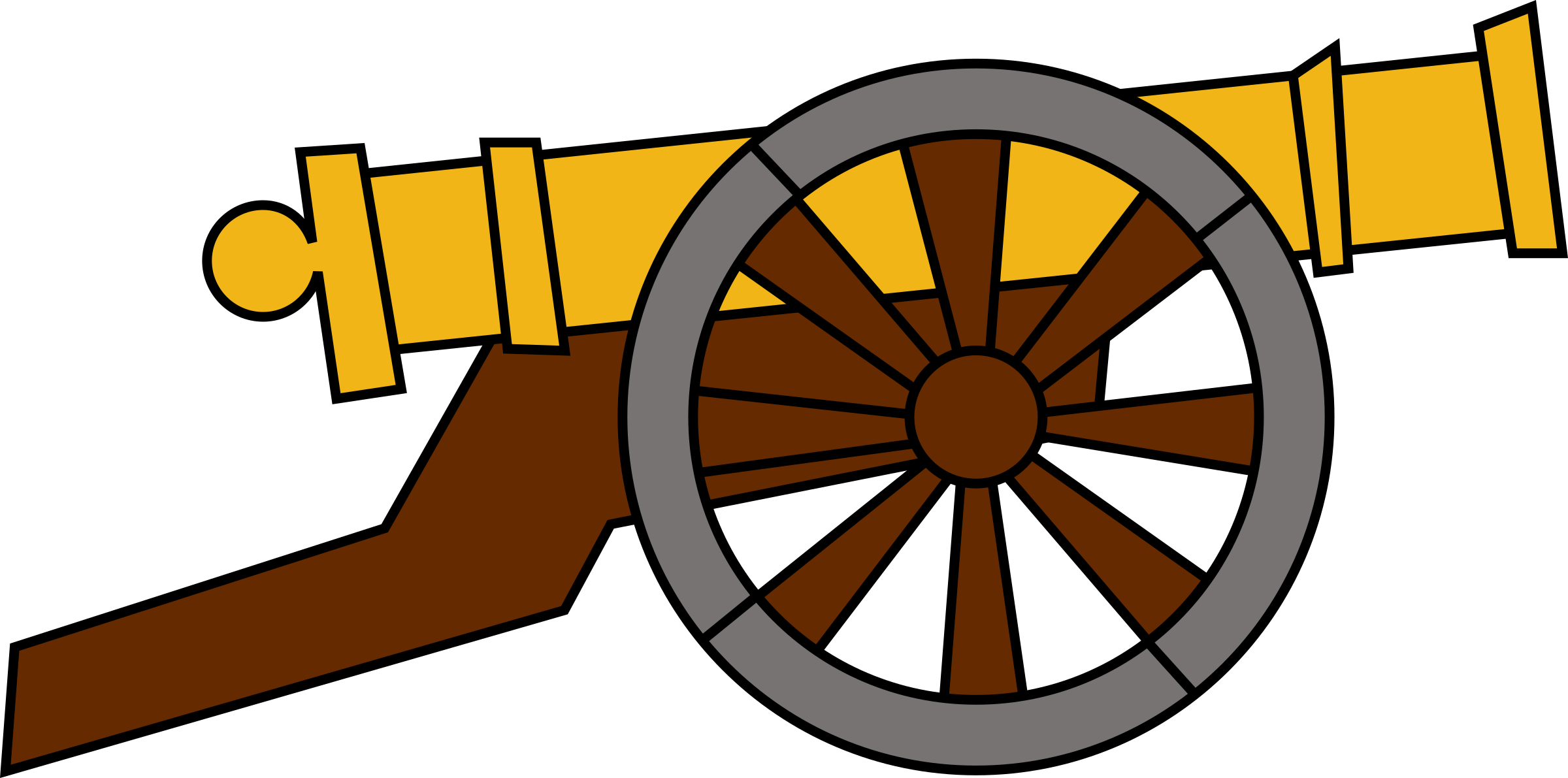 medieval clipart cannon