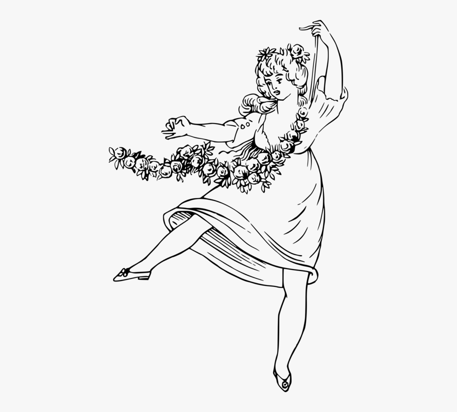 Medieval clipart dancing. Middle ages dance drawing