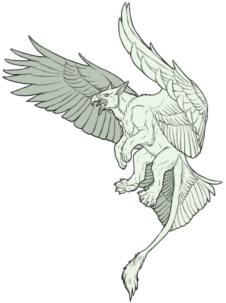 medieval clipart griffin