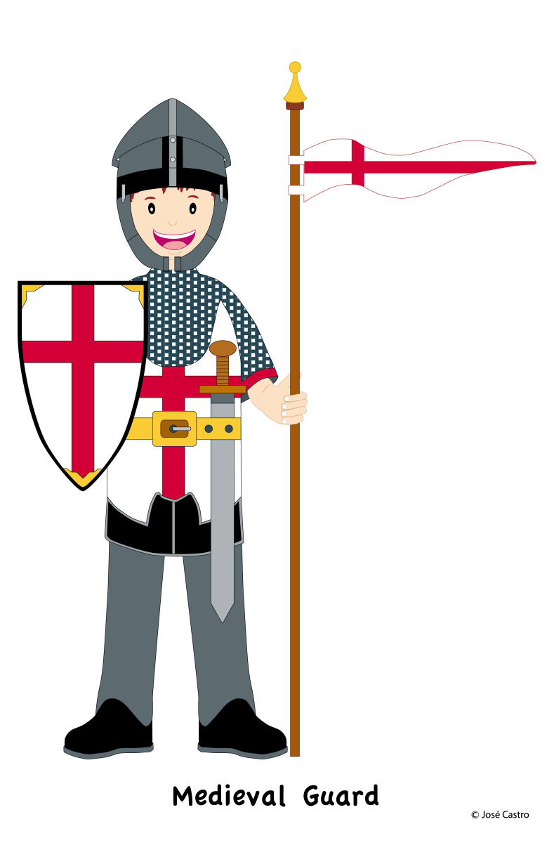 medieval clipart guard