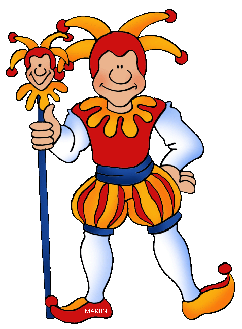 medieval clipart jester