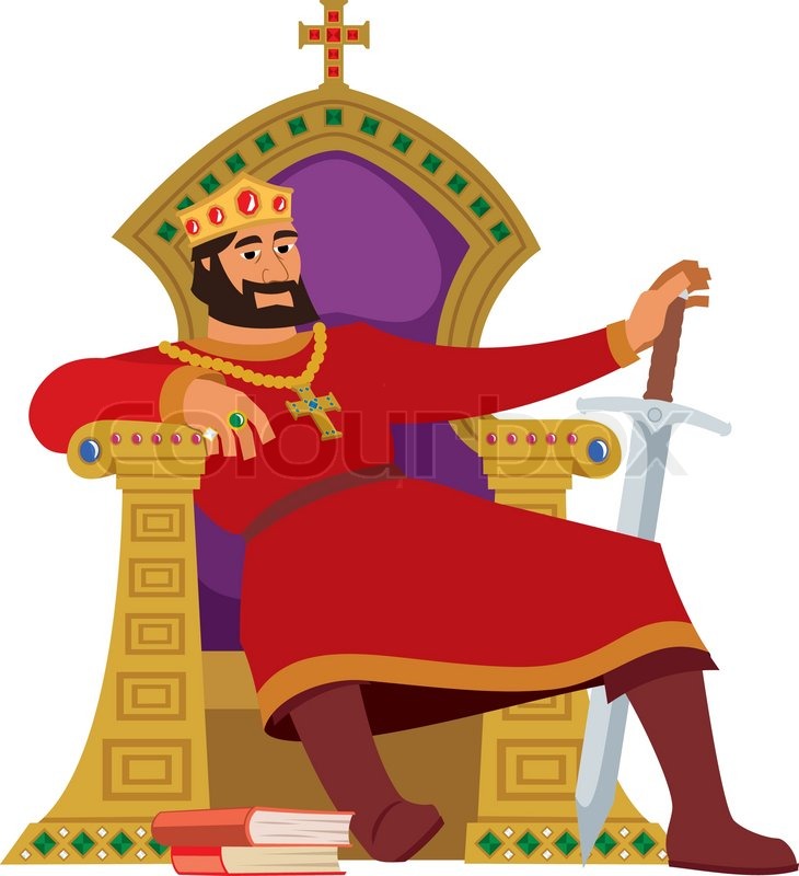 medieval clipart king