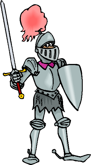 Knights in the middle. Medieval clipart medieval lord