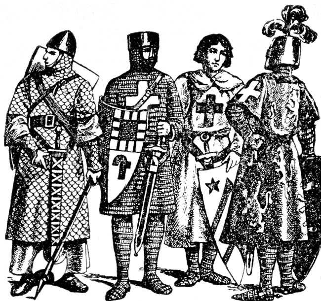 Knights in the . Medieval clipart middle ages