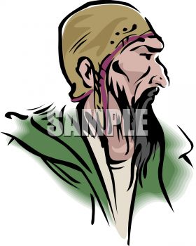 medieval clipart old man