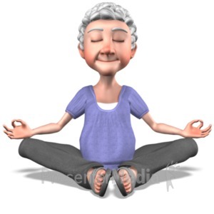 meditation clipart animated